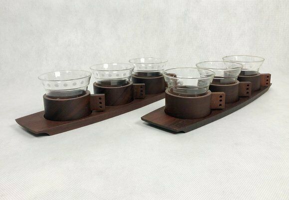 Vintage German Glasses From Veb Holz Naumburg, 1960s, Set Of 3 photo vinterior