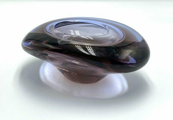 Art Glass Ashtray Attributed To Miloslav Klinger For železný Brod, 1960s photo vinterior