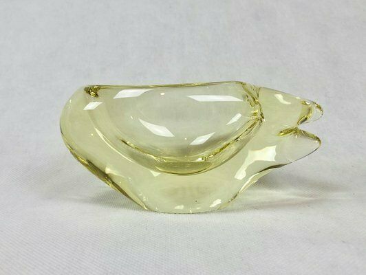 Art Glass Ashtray By Miloslav Klinger For železný Brod, 1960s photo furniture