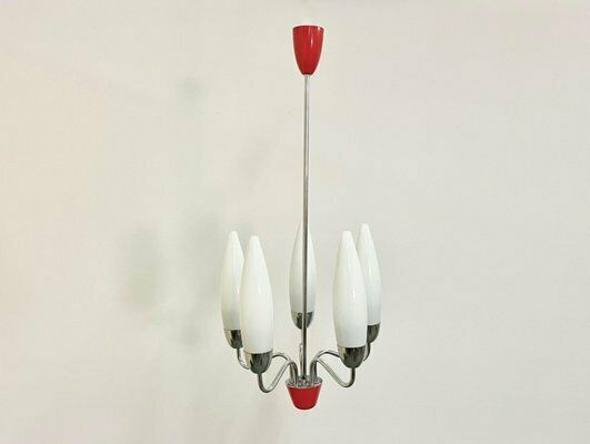 Mid Century Chandelier By Josef Hurka For Napako, 1960s photo for sale