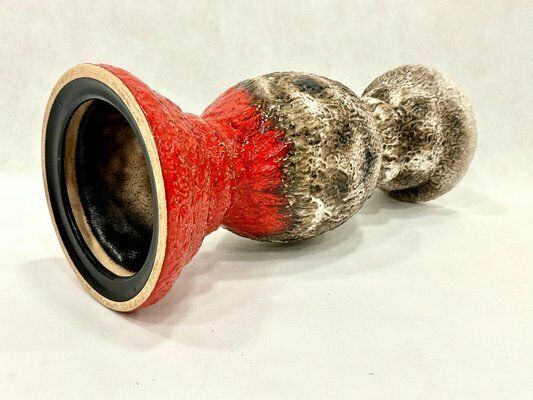 Large Fat Lava Ceramic Flower Stand, 1970s photo furniture