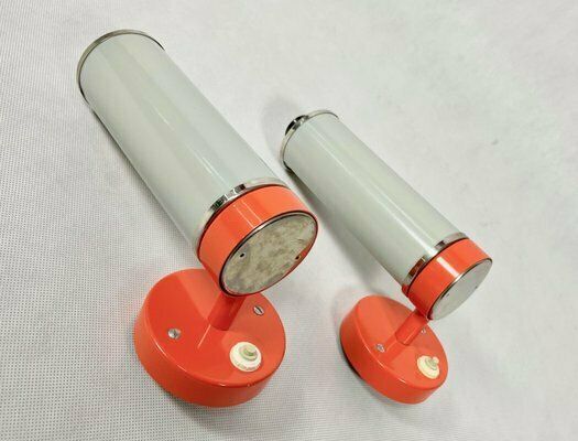 Roller Sconces By Josef Hurka For Napako, 1960s, Set Of 2 photo furniture