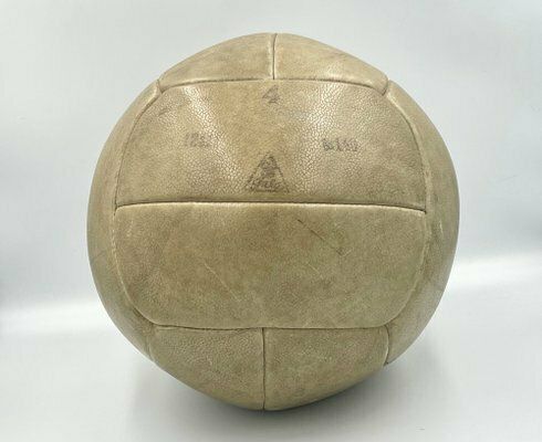 Leather Medicine Ball, Czechoslovakia, 1930s