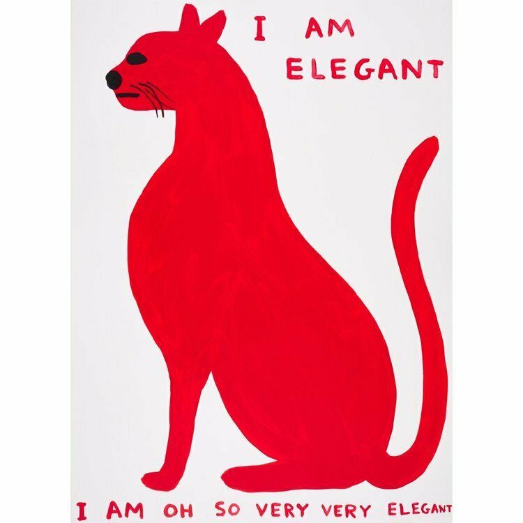 David Shrigley 'I Am Elegant', 2021