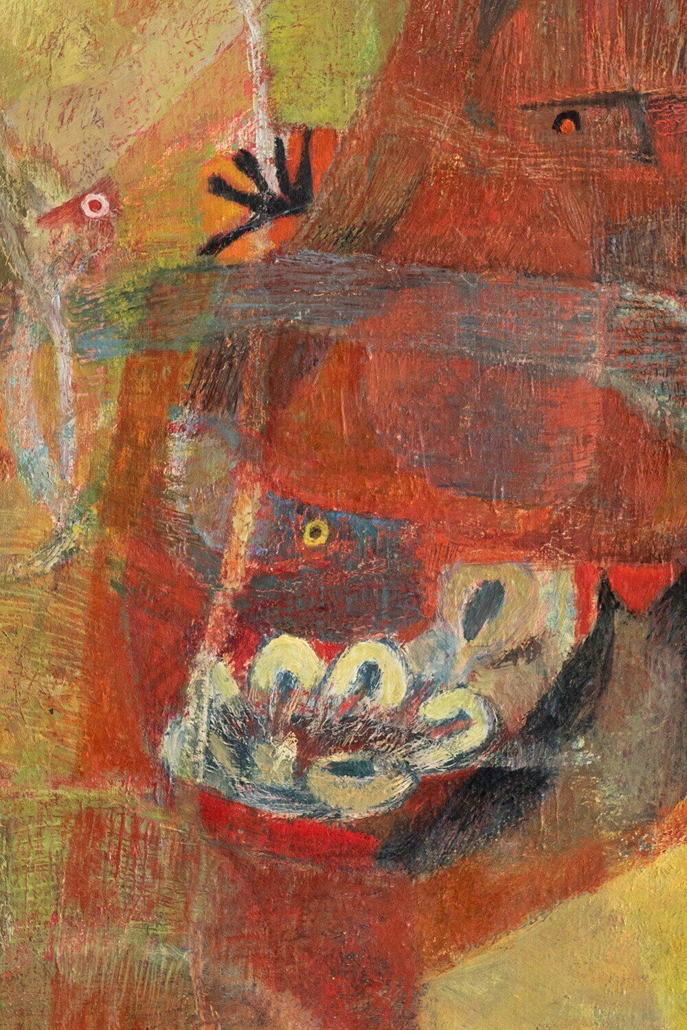 Suzanne Jean, 'Fonds Marins', Oil Painting On Canvas, 1952 photo Art