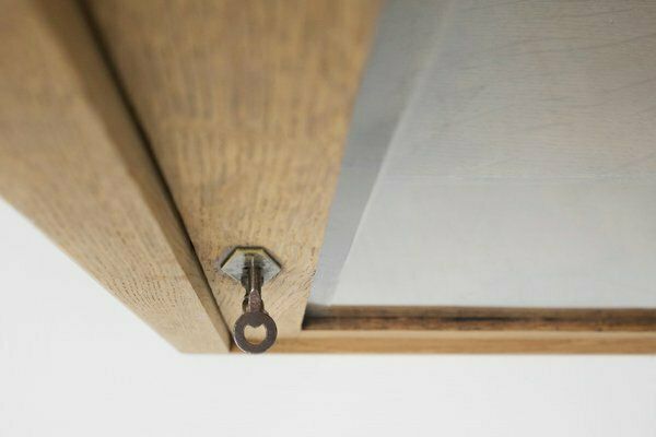 Rustic French Table Display Cabinet, 1900s photo vinterior