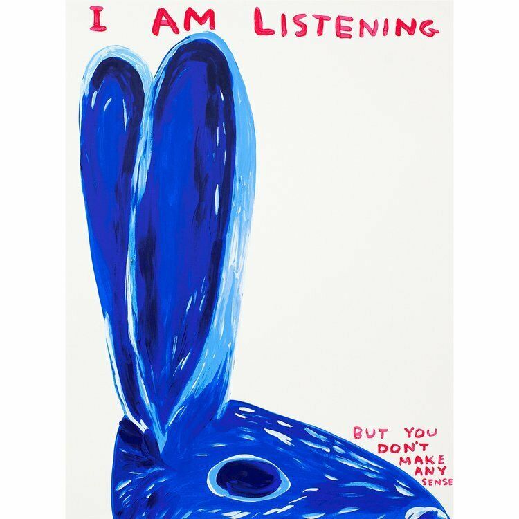 David Shrigley, 'I Am Listening