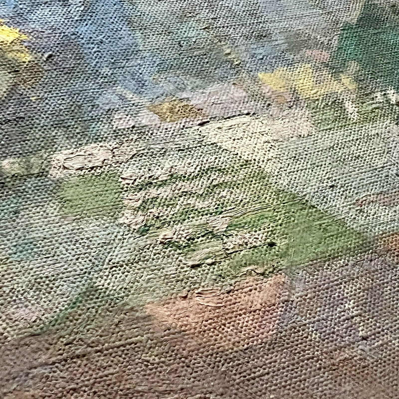 Early 20th Century Oil Painting photo for sale