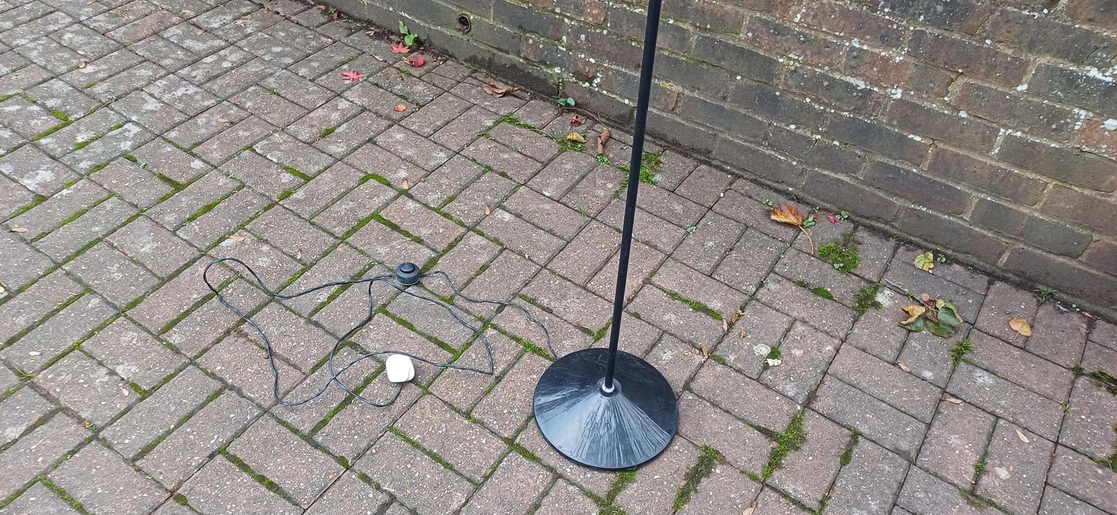 Vintage Retro 70s Or 80s Adjustable Black And Brass Standard Lamp Working photo furniture