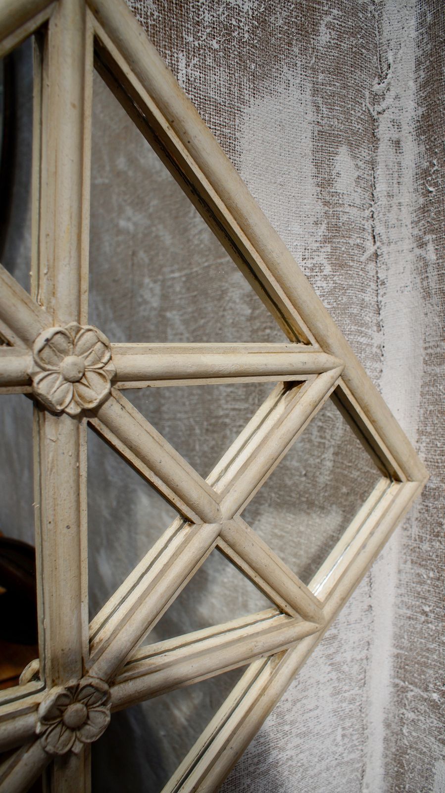 Scottish Turn Of The Century Astra Glaze Window Mirror photo Home Decor