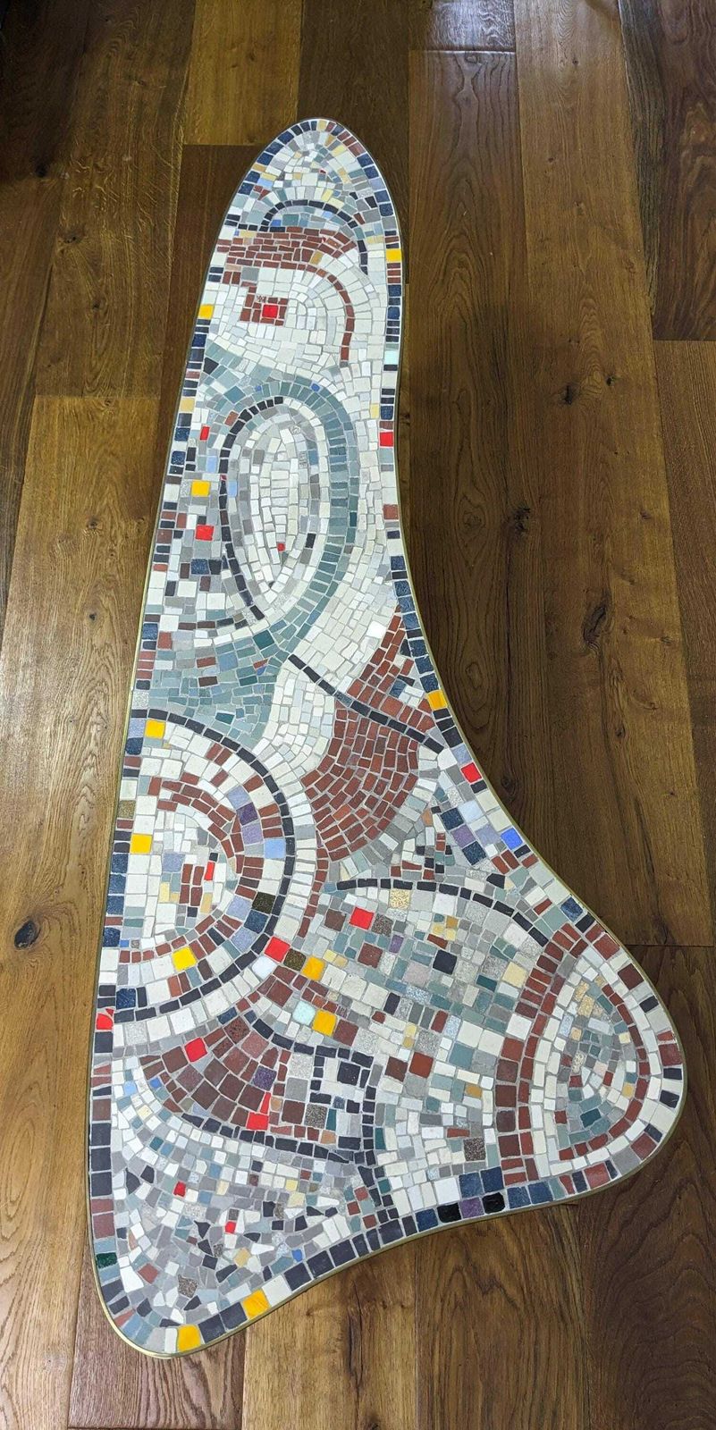 Midcentury Modern Mosaic Coffee Table, In The Style Of Berthold Müller