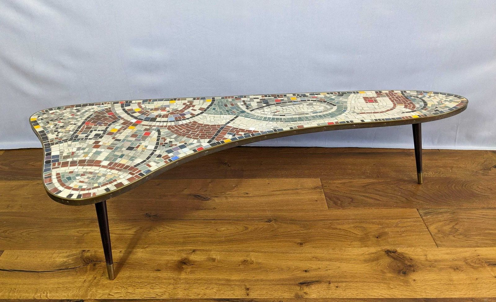 Midcentury Modern Mosaic Coffee Table, In The Style Of Berthold Müller photo Furniture