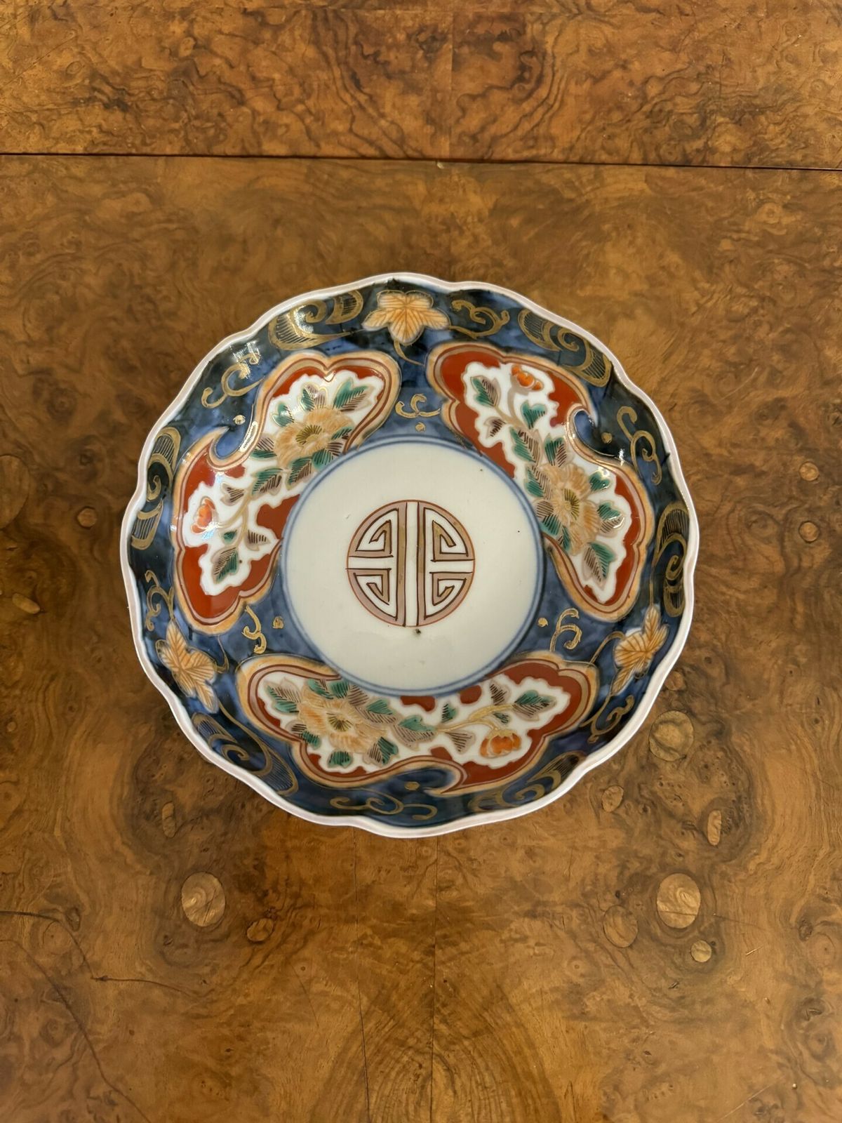 Quality Collection Of Three Unusual Antique Imari Bowls photo buy