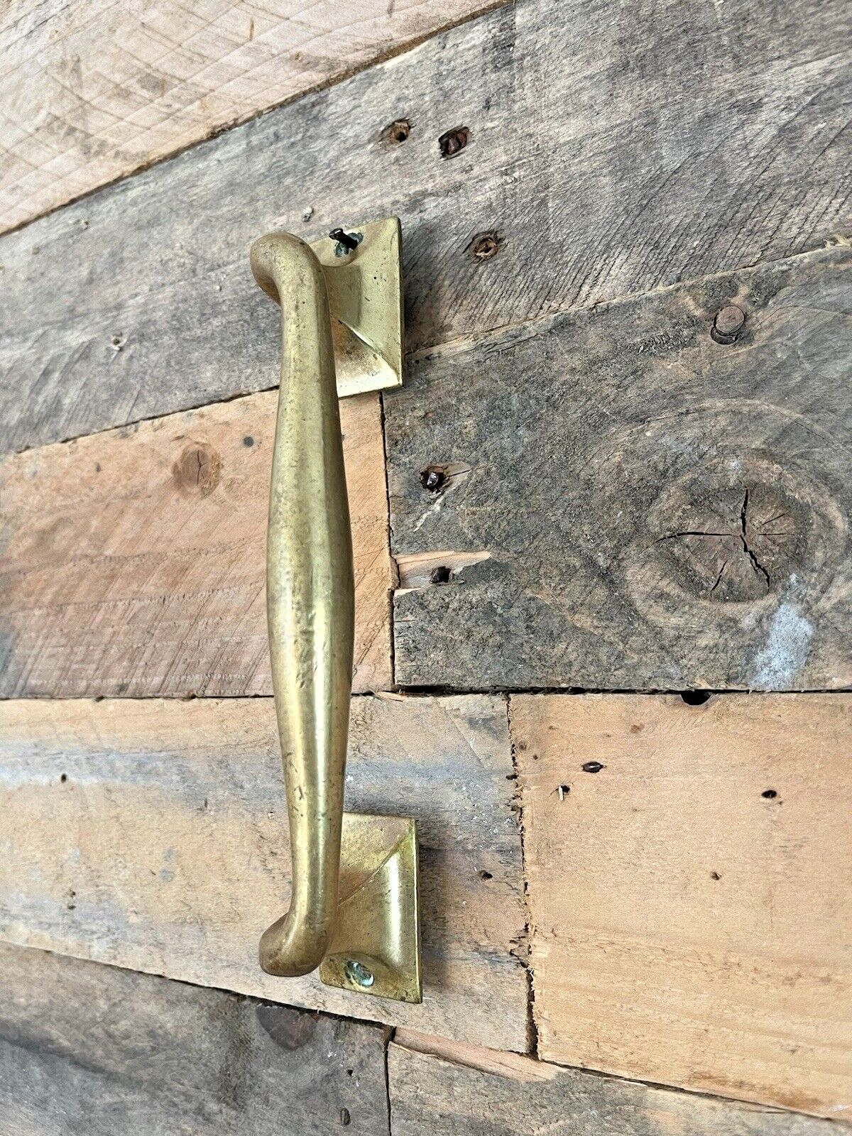 photo for sale Good Quality Antique Art Nouveau Brass Door Handle Drawer Cabinet Chest Pull
