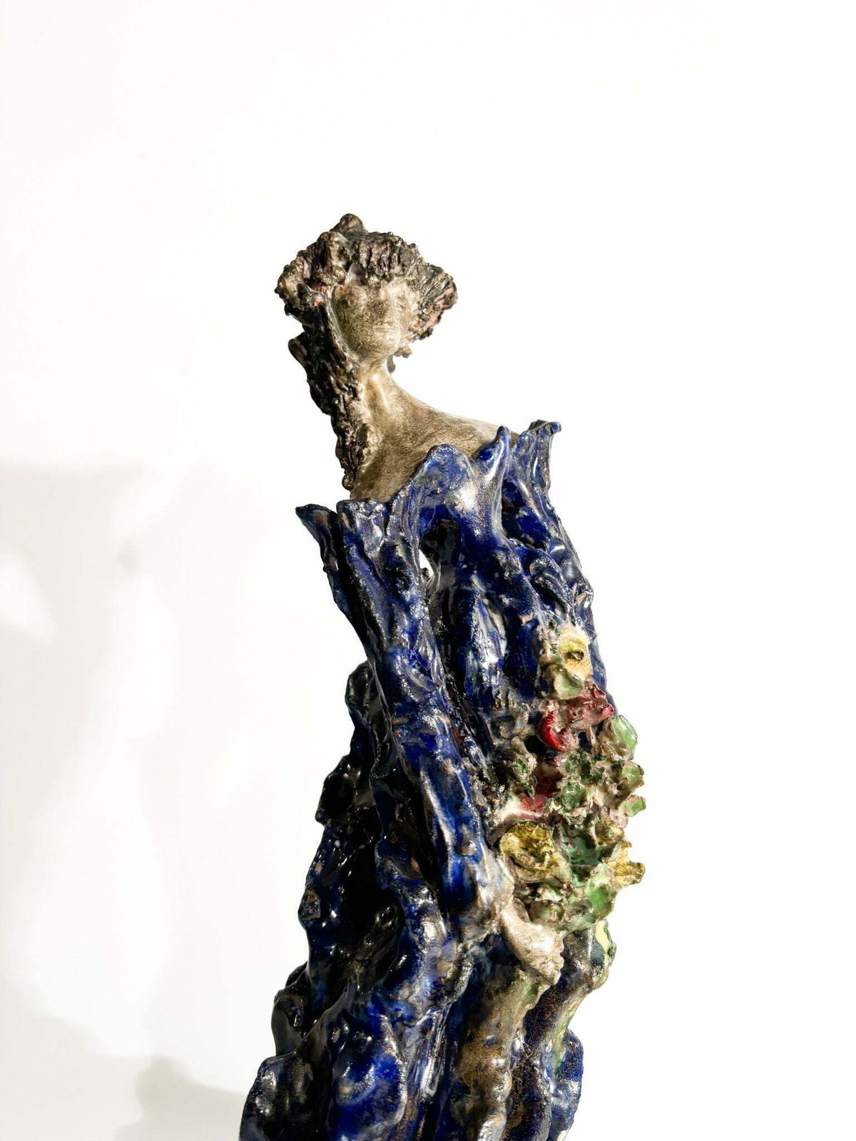 Sculpture Of A Lady In Glazed Terracotta Of French Inspiration From The 1930s photo furniture