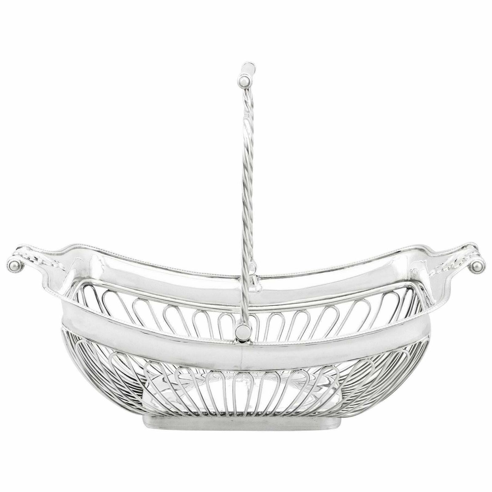 John Winter & Co. 1806 Antique Sterling Silver Basket