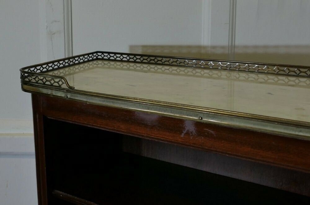 French Open Book Case With A Marble Top photo vinterior