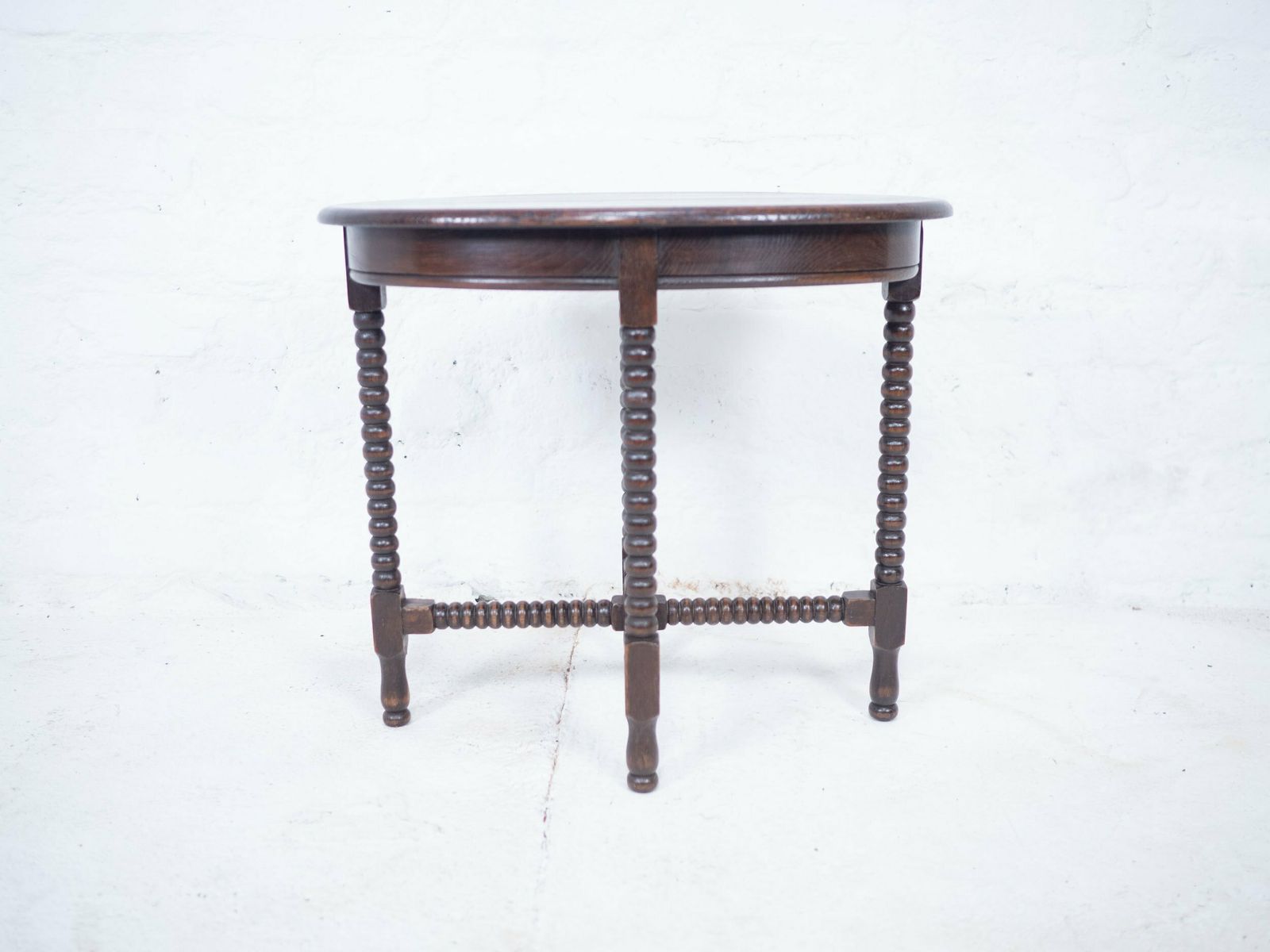 Furniture Antique French Bobbin Side Table photo