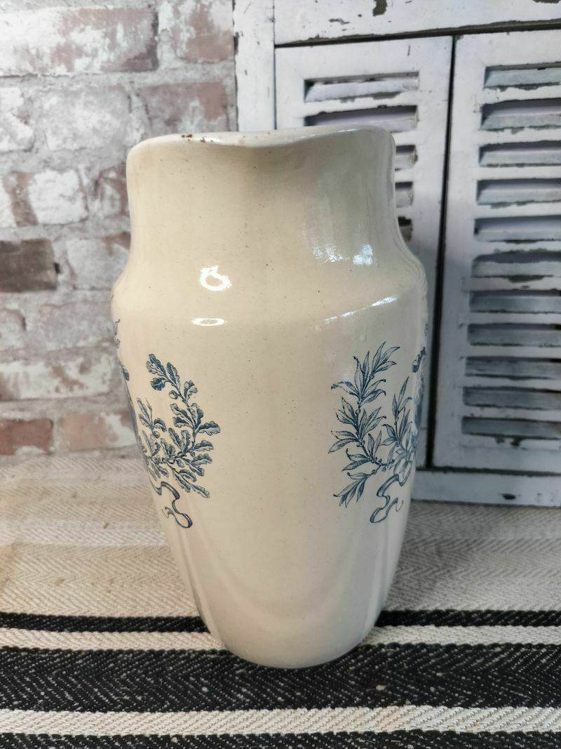 Antique French Jug / Pitcher Depicting Images From The First World War photo furniture