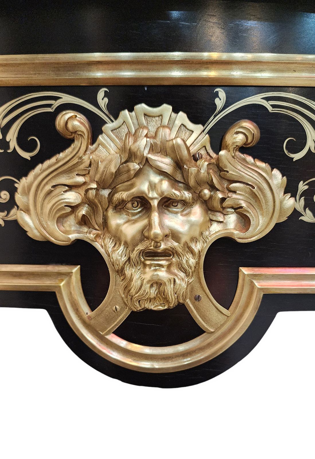 Late 19th Century Regency Boulle Style Ormolu And Ebony Wood Bureau Plat/Desk By Mathieu Béfort (Aka: Béfort Jeune), France photo buy