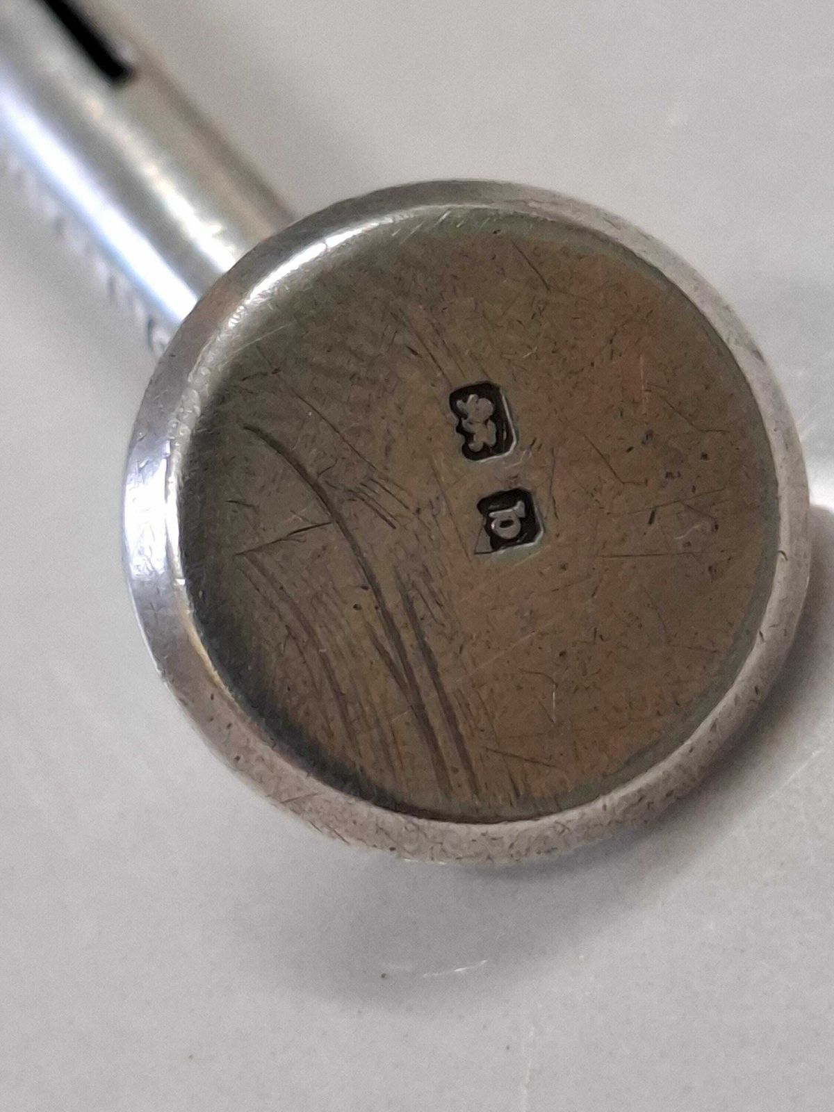 Antique Birmingham Silver 1901 Fob Pipe Tamer photo for sale
