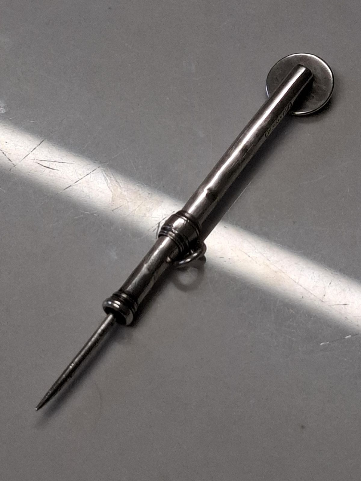Antique Birmingham Silver 1901 Fob Pipe Tamer photo 50.0