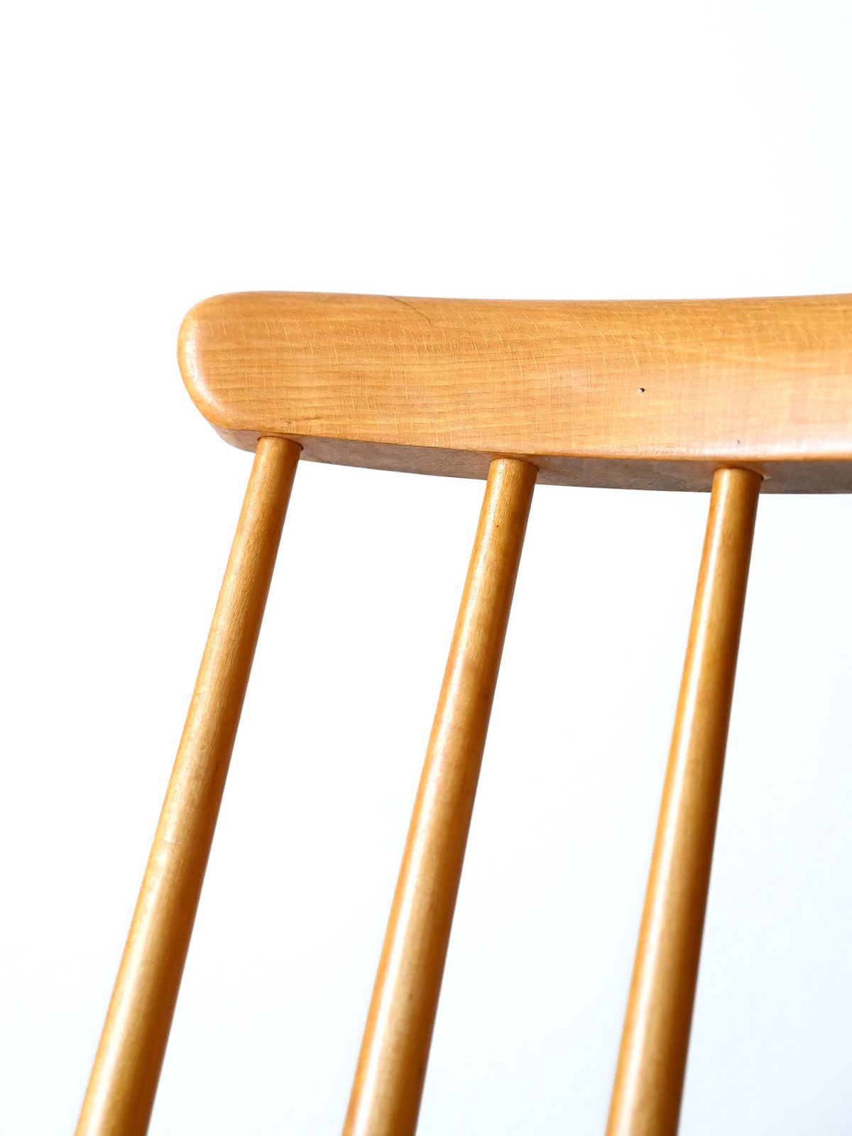 1960s ‘Pinnstol’ Swedish Chair – Teak Seat And Beech Structure photo Furniture
