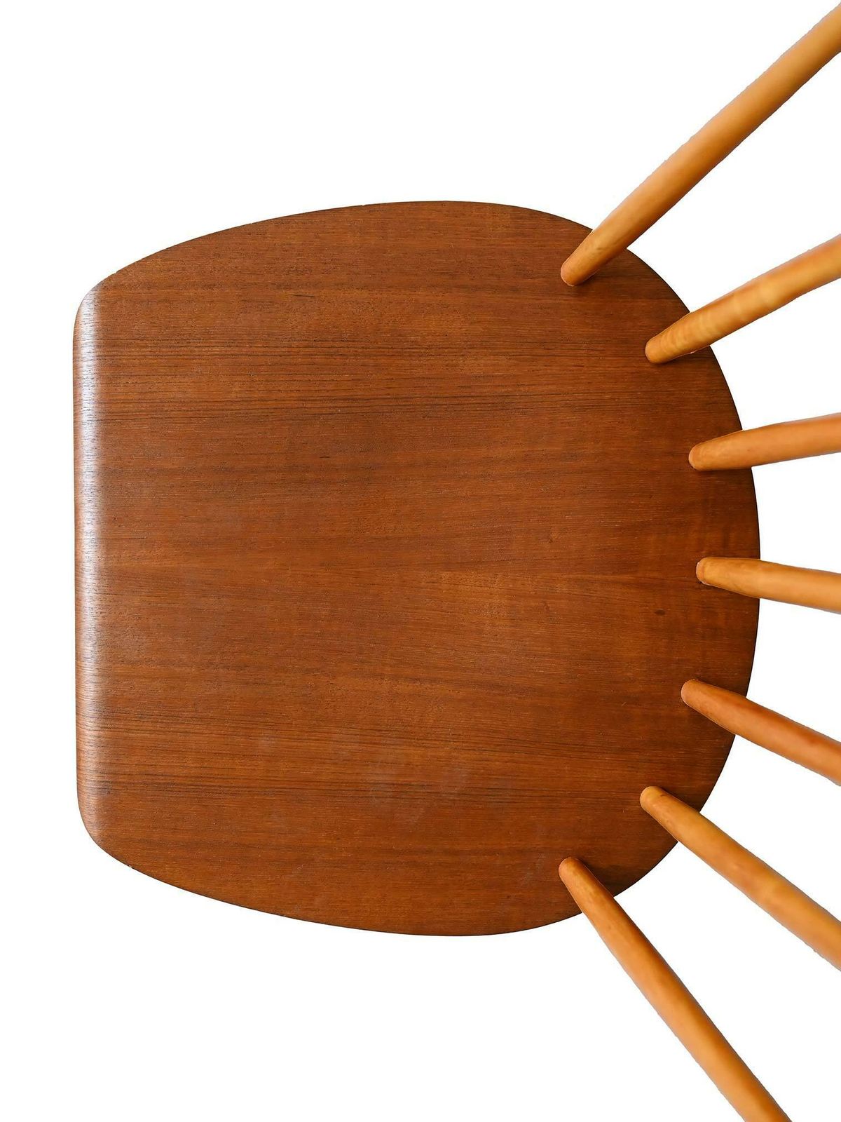 photo furniture 1960s ‘Pinnstol’ Swedish Chair – Teak Seat And Beech Structure