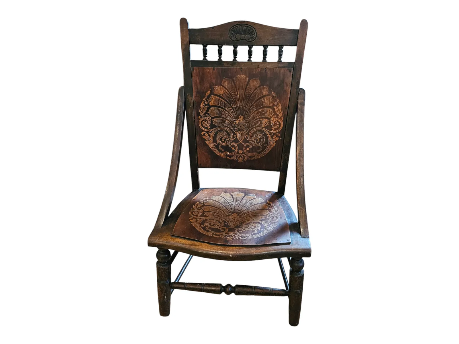 Antique Wooden Occasional | Nursing | Fireside Chair photo furniture