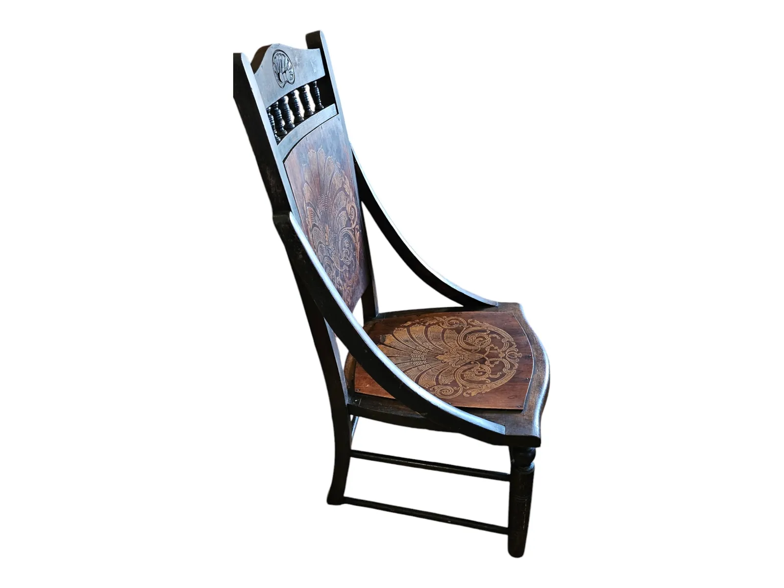 Antique Wooden Occasional | Nursing | Fireside Chair photo 90.0