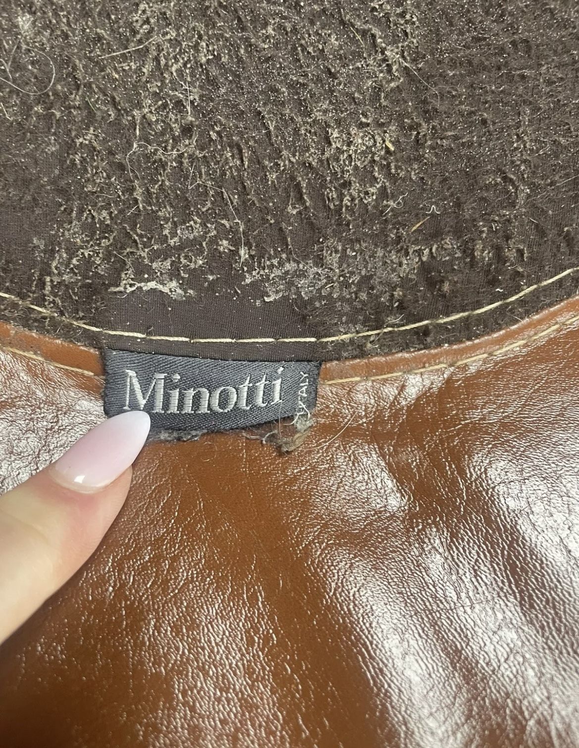 Minotti 'Capri Base Armchair" In Tobacco Leather   Rrp £3000 photo 750.0