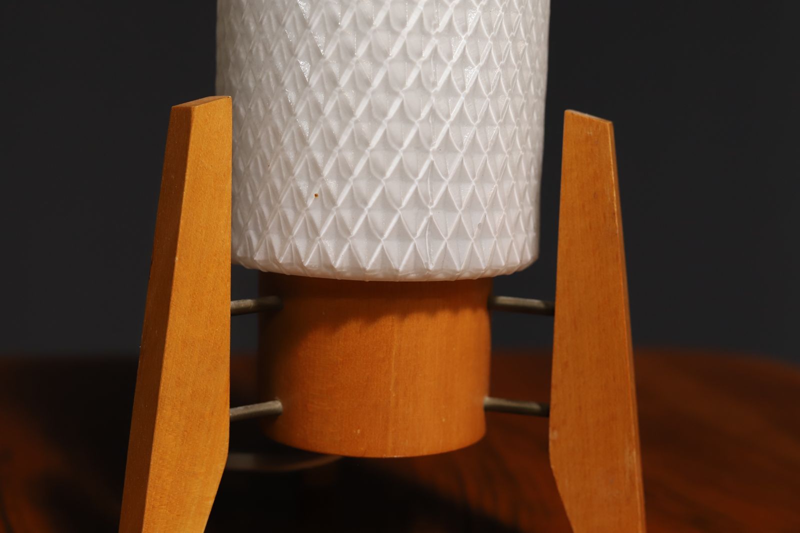 Mid Century Rocket Desk Lamp By Drevo Humpolec, Czechoslovakia, 1960´S photo buy