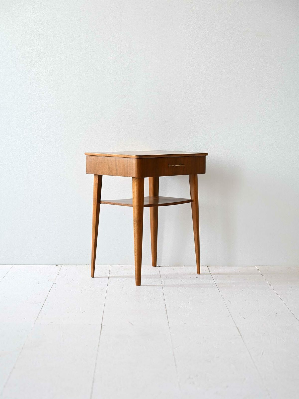 Scandinavian Mahogany Bedside Table photo for sale