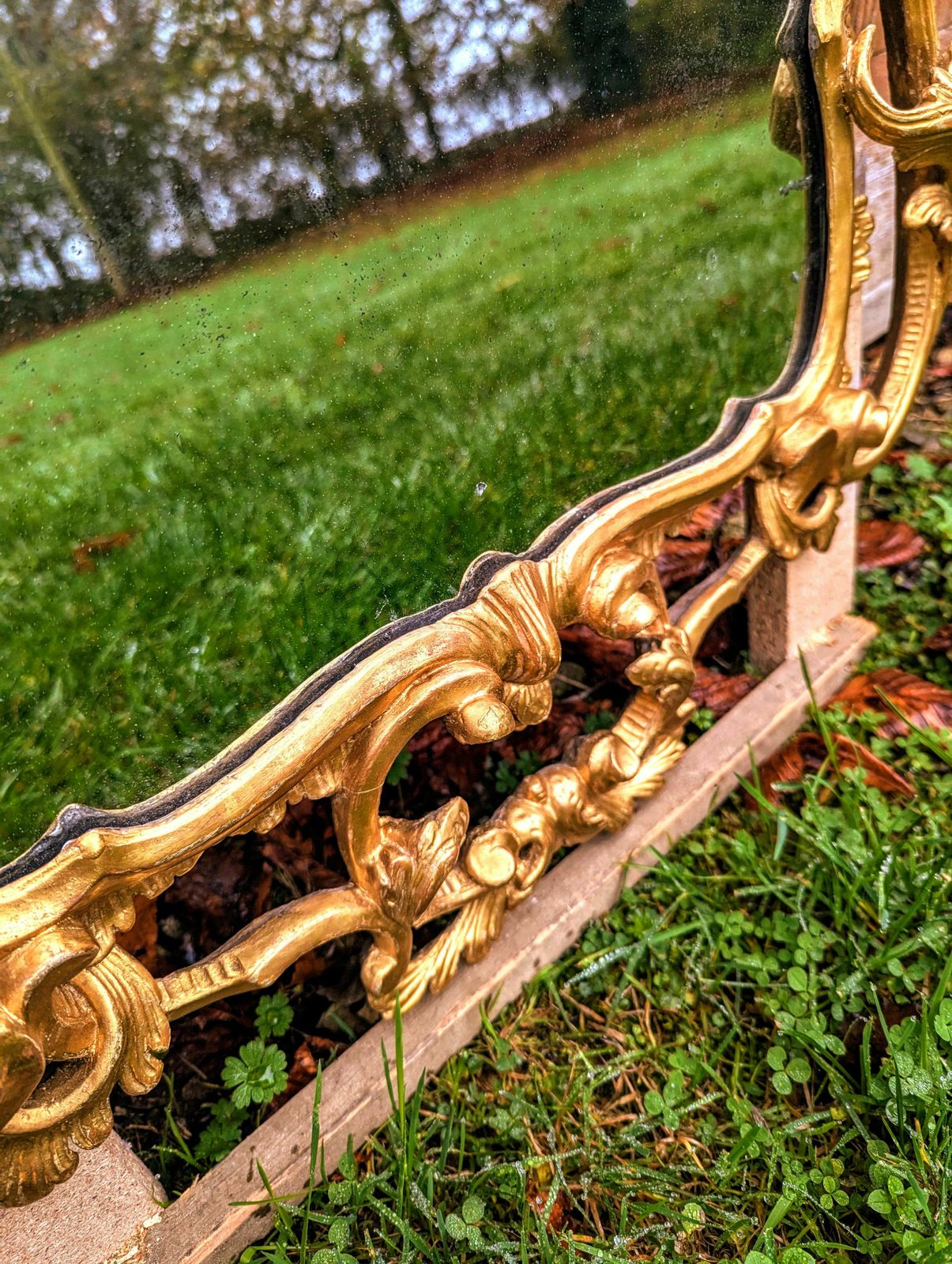 Outstanding George III Circa 1760 Pier Glass Gilt Mirror Delivery Available 0171. photo buy