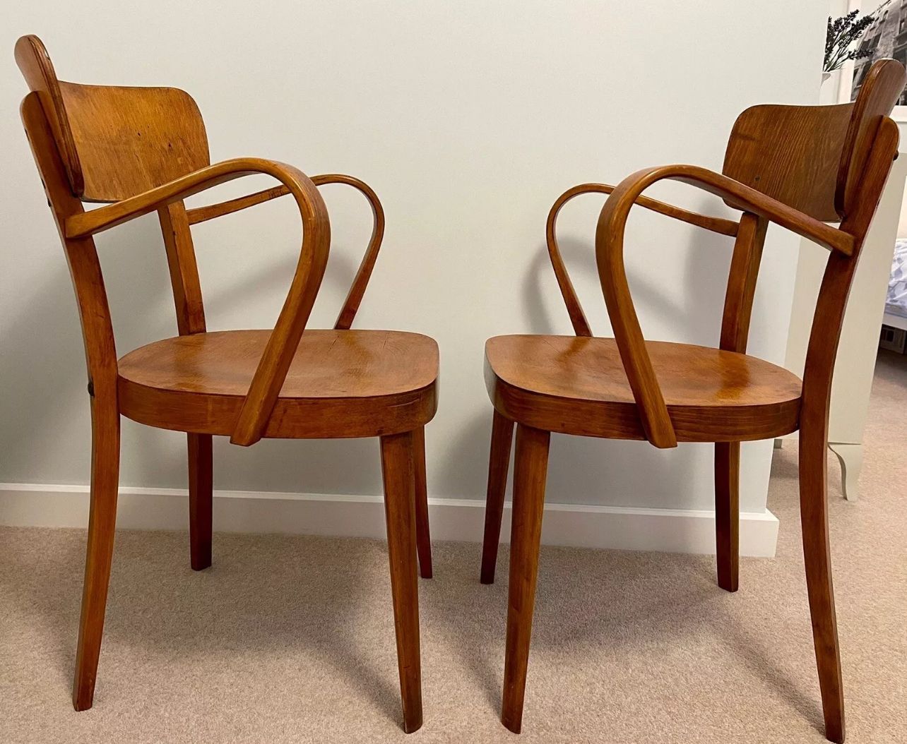 Bentwood B47 Armchair By Michael Thonet, 1930s photo for sale