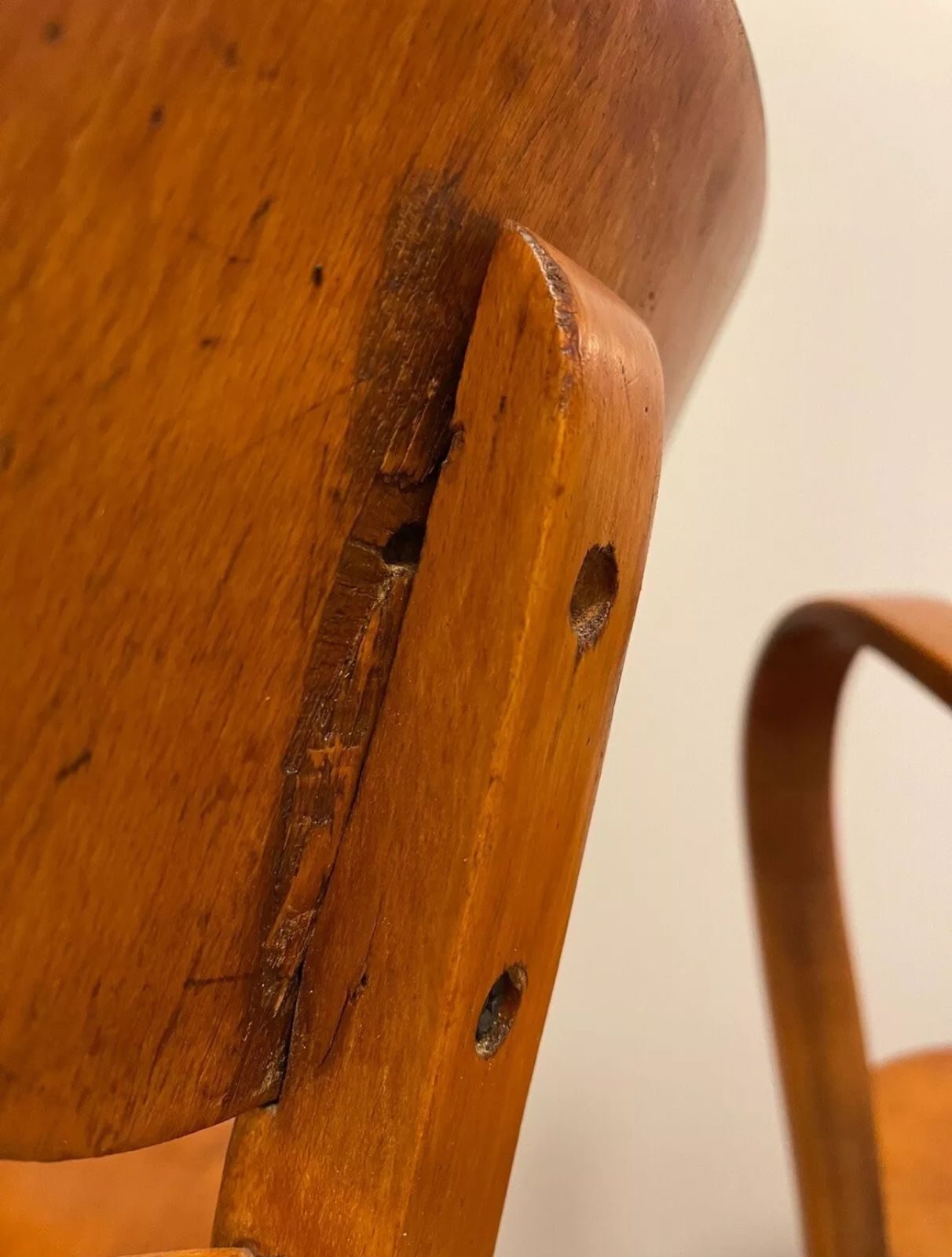 Bentwood B47 Armchair By Michael Thonet, 1930s photo vintage