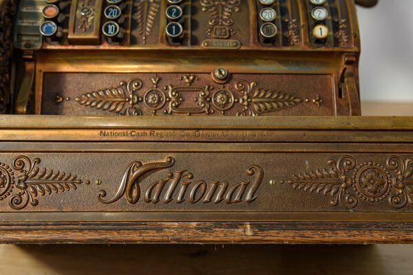 3516.0 Antique American Cash Register, 1890s photo