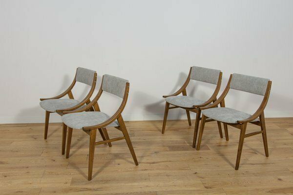 Ski Jumper Chairs From Zamojska, Poland, 1960s, Set Of 4 photo furniture