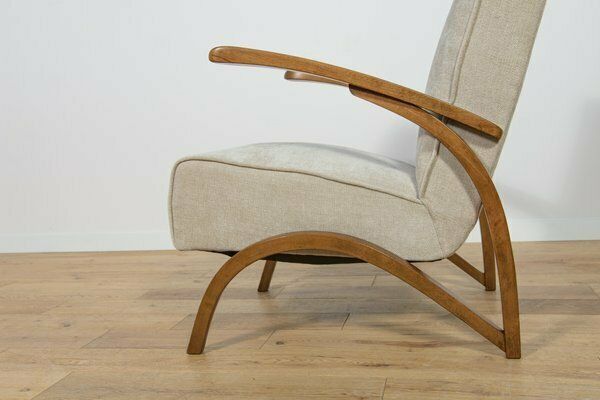 Model 410 Armchair By Jindřich Halabala For Up Závody, Former Czechoslovakia, 1930s photo vinterior