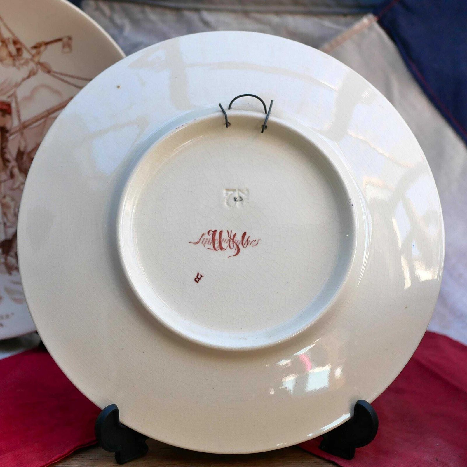 photo for sale Eight Antique Sarreguemines Talking Plates Celebrating The Centenary Of The French Revolution Highly Collectable And Decorative Plates 1889