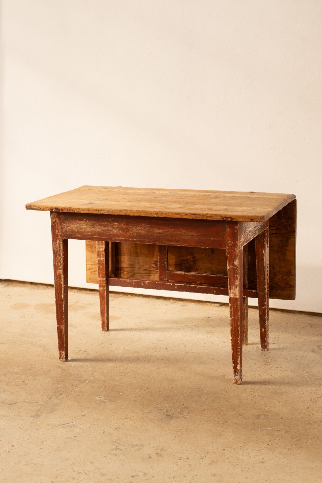 19th Century Swedish Slagbord Table With Original Painted Finish photo vinterior