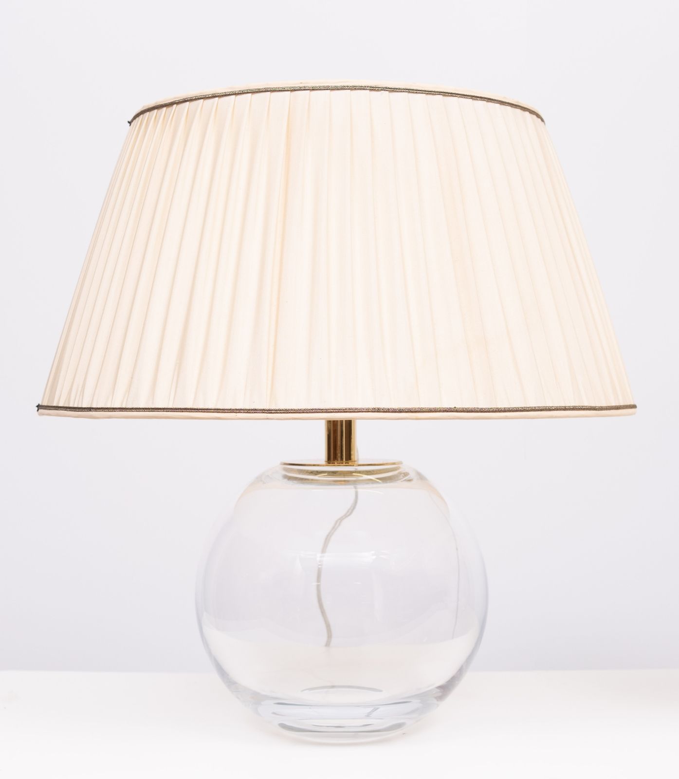 Stunning Set Glass Ball Table Lamps 1970s France photo 1826.0