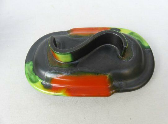 photo vintage Art Deco Pastry Tin In Ceramic By Ziegler Schaffhausen, 1920s
