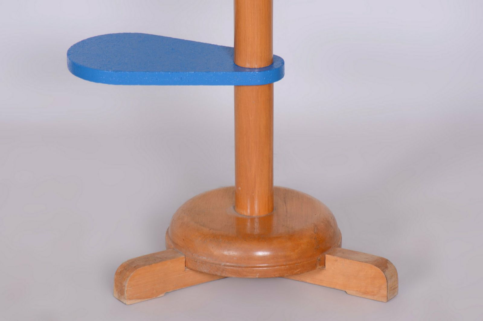 Original Mid Century Flower Stand, Beech, Czech, 1950s photo Furniture