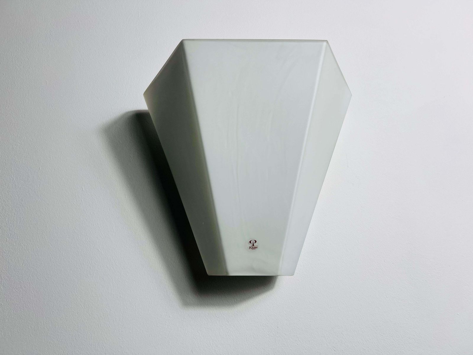 Mid Century Glass Wall Lamp By Peill & Putzler, 1970s, Germany photo Lighting