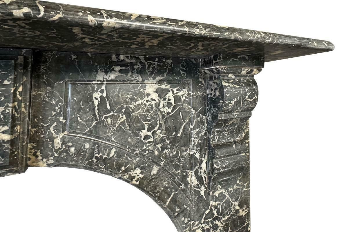 Substantial Antique Victorian Arched St Anne Marble Fireplace Surround photo vinterior