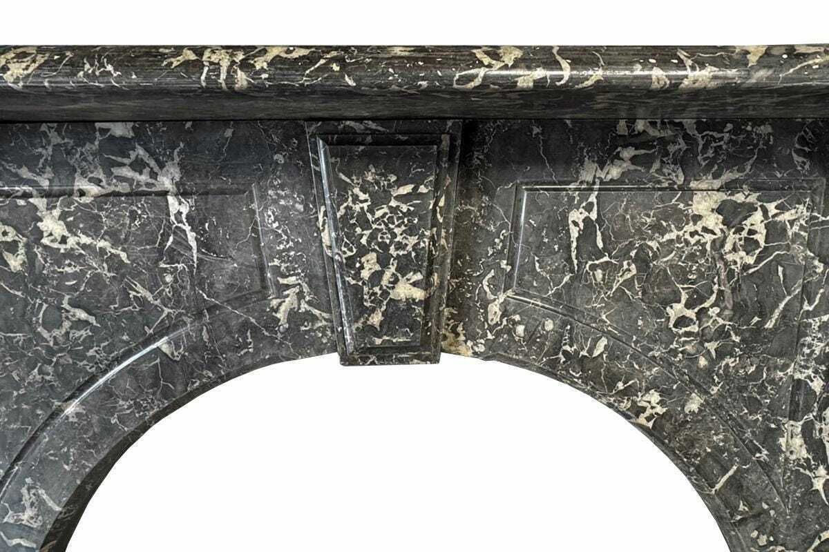 Substantial Antique Victorian Arched St Anne Marble Fireplace Surround photo buy