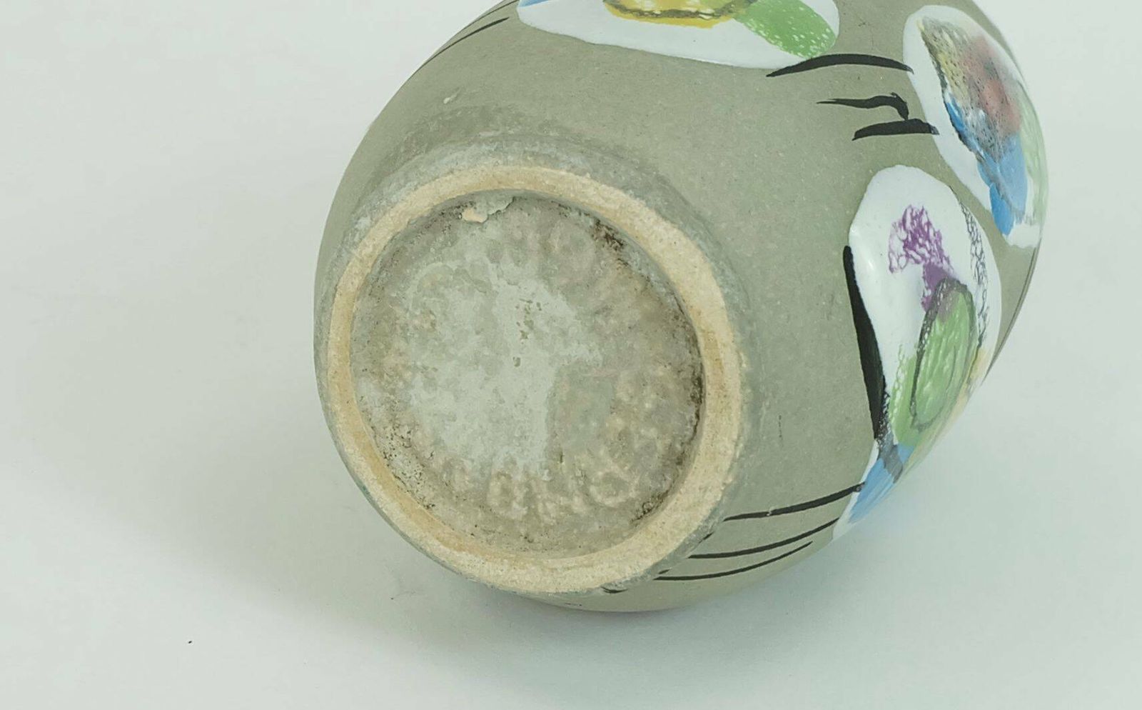 West German Mid Century Vase Bay Keramik Decor 'Delhi' Model 604 14 Early 1960s photo vintage