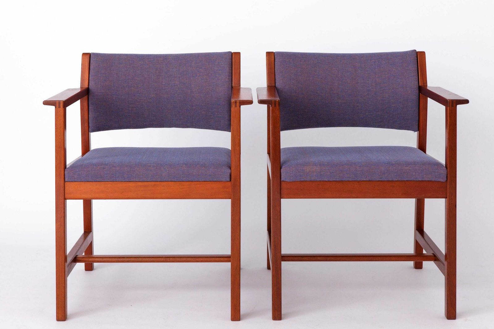 2 Børge Mogensen Vintage Armchair 1960s For Fredericia Stolefabrik