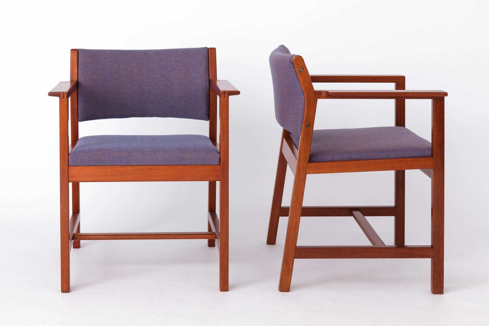 2 Børge Mogensen Vintage Armchair 1960s For Fredericia Stolefabrik photo furniture